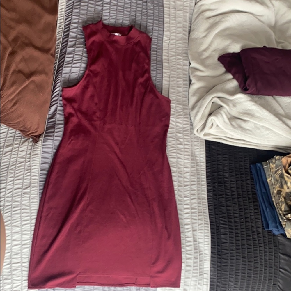 High neck dress